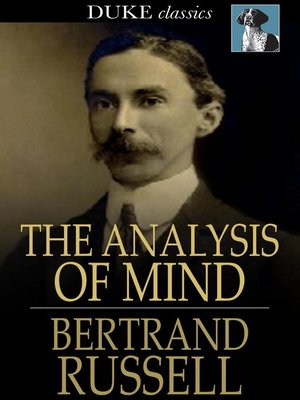 cover image of The Analysis of Mind